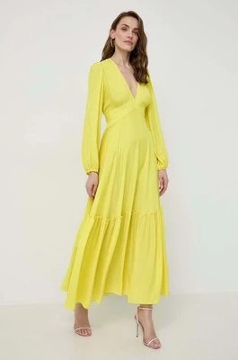 Zdjęcie produktu Twinset sukienka kolor żółty maxi rozkloszowana