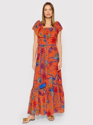 Zdjęcie produktu TWINSET Sukienka letnia 221LB2MQQ Pomarańczowy Regular Fit