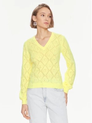 Zdjęcie produktu TWINSET Sweter 241TP3074 Żółty Regular Fit