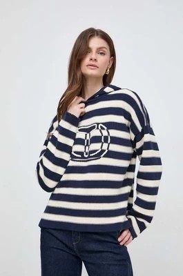 Zdjęcie produktu Twinset sweter bawełniany kolor beżowy lekki