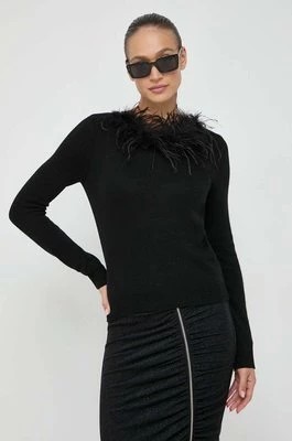 Zdjęcie produktu Twinset sweter z domieszką kaszmiru kolor czarny lekki