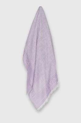 Zdjęcie produktu Twinset szal damski kolor fioletowy wzorzysty