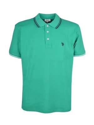 Zdjęcie produktu U.S. Polo Assn. Koszulka polo w kolorze zielonym rozmiar: M