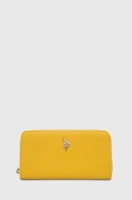 Zdjęcie produktu U.S. Polo Assn. portfel damski kolor żółty