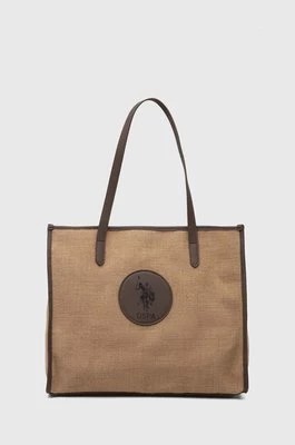 Zdjęcie produktu U.S. Polo Assn. torba plażowa kolor brązowy