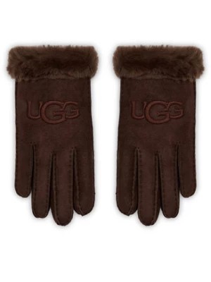 Zdjęcie produktu Ugg Rękawiczki Damskie W Sheepskin Embroider Glove 20931 Bordowy