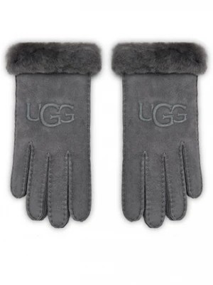 Zdjęcie produktu Ugg Rękawiczki Damskie W Sheepskin Embroider Glove 20931 Szary