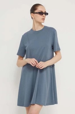 Zdjęcie produktu UGG sukienka bawełniana kolor niebieski mini rozkloszowana 1152855