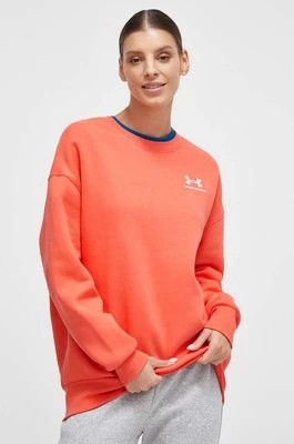 Zdjęcie produktu Under Armour bluza damska kolor pomarańczowy z aplikacją 1379475