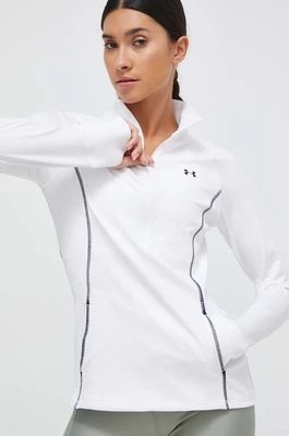 Zdjęcie produktu Under Armour bluza treningowa kolor biały gładka