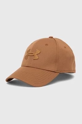 Zdjęcie produktu Under Armour czapka z daszkiem kolor brązowy z aplikacją 1376700
