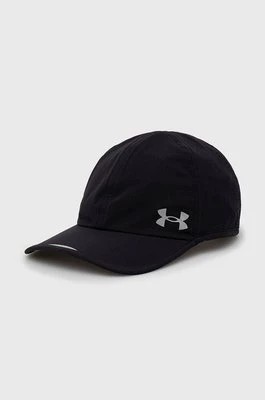 Zdjęcie produktu Under Armour czapka z daszkiem kolor czarny z nadrukiem