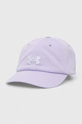 Zdjęcie produktu Under Armour czapka z daszkiem kolor fioletowy z aplikacją 1376705