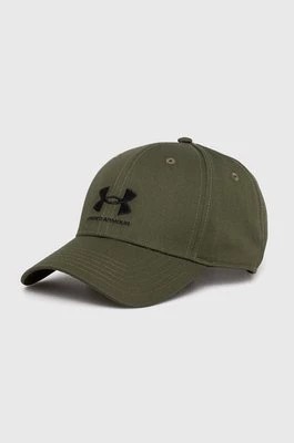 Zdjęcie produktu Under Armour czapka z daszkiem kolor zielony z aplikacją 1381645