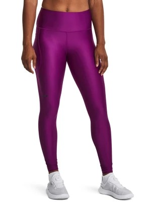 Zdjęcie produktu Under Armour Legginsy sportowe "HiRise" w kolorze fioletowym rozmiar: XS