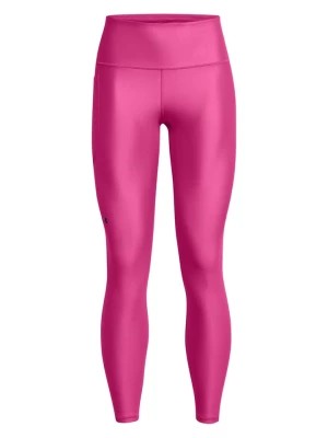 Zdjęcie produktu Under Armour Legginsy sportowe "HiRise" w kolorze różowym rozmiar: M