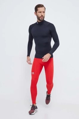 Zdjęcie produktu Under Armour legginsy treningowe kolor czerwony gładkie 1366075