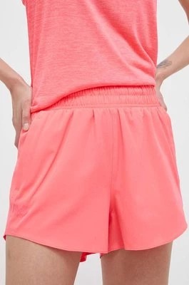 Zdjęcie produktu Under Armour szorty treningowe Flex kolor różowy gładkie high waist 1376935