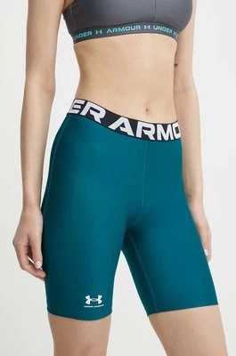 Zdjęcie produktu Under Armour szorty treningowe HG Authentics kolor zielony z nadrukiem medium waist