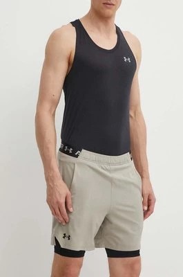 Zdjęcie produktu Under Armour szorty treningowe Vanish męskie kolor beżowy