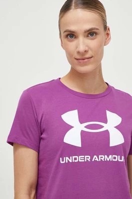 Zdjęcie produktu Under Armour t-shirt damski kolor fioletowy 1356305