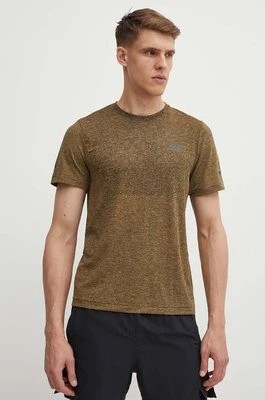 Zdjęcie produktu Under Armour t-shirt do biegania Seamless Stride kolor zielony wzorzysty