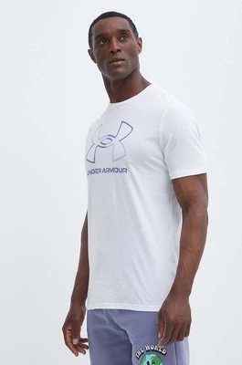 Zdjęcie produktu Under Armour t-shirt męski kolor biały wzorzysty