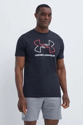 Zdjęcie produktu Under Armour t-shirt męski kolor czarny wzorzysty