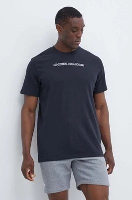 Zdjęcie produktu Under Armour t-shirt męski kolor czarny z aplikacją