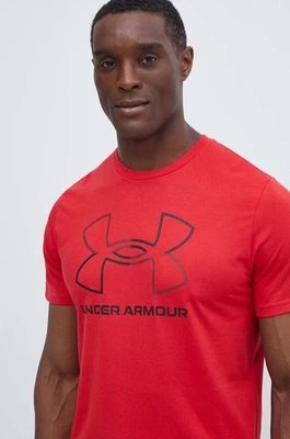 Zdjęcie produktu Under Armour t-shirt męski kolor czerwony wzorzysty