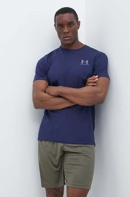 Zdjęcie produktu Under Armour t-shirt męski kolor granatowy z nadrukiem 1326799