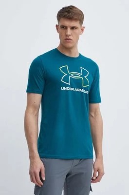 Zdjęcie produktu Under Armour t-shirt męski kolor zielony wzorzysty