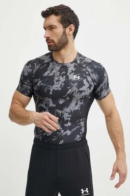 Zdjęcie produktu Under Armour t-shirt treningowy HG IsoChill kolor czarny wzorzysty