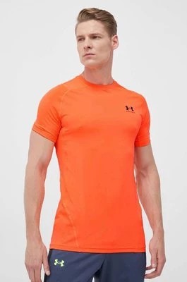 Zdjęcie produktu Under Armour t-shirt treningowy kolor pomarańczowy gładki 1361683