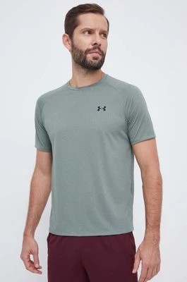 Zdjęcie produktu Under Armour t-shirt treningowy kolor zielony gładki