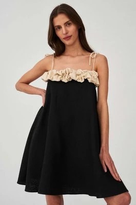 Zdjęcie produktu Undress Code sukienka Bambina kolor czarny mini oversize