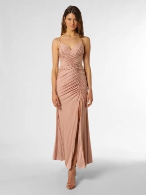 Zdjęcie produktu Unique Damska sukienka wieczorowa Kobiety Sztuczne włókno różowy jednolity,