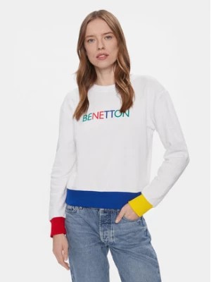 Zdjęcie produktu United Colors Of Benetton Bluza 3J68D1069 Biały Regular Fit