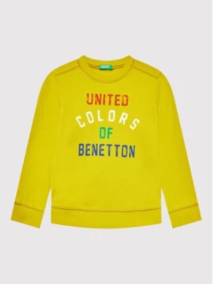 Zdjęcie produktu United Colors Of Benetton Bluza 3J70G104B Żółty Regular Fit