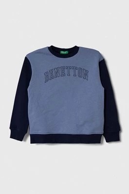 Zdjęcie produktu United Colors of Benetton bluza bawełniana dziecięca z nadrukiem