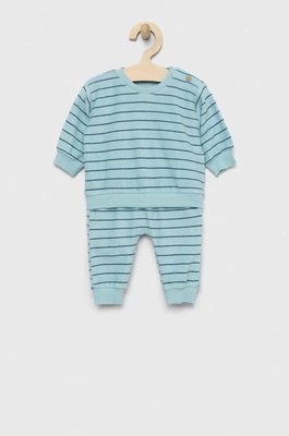Zdjęcie produktu United Colors of Benetton dres niemowlęcy kolor niebieski