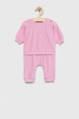 Zdjęcie produktu United Colors of Benetton dres niemowlęcy kolor różowy