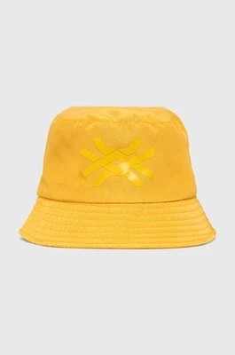 Zdjęcie produktu United Colors of Benetton kapelusz dziecięcy kolor żółty