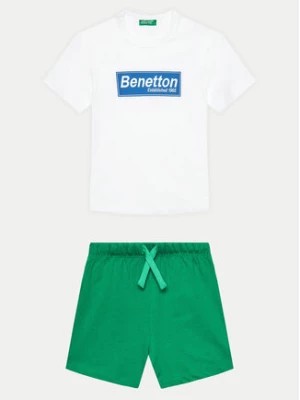 Zdjęcie produktu United Colors Of Benetton Komplet t-shirt i spodenki 3096GK00I Kolorowy Regular Fit
