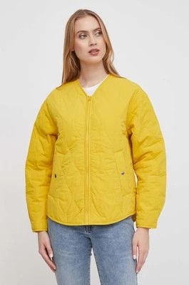 Zdjęcie produktu United Colors of Benetton kurtka damska kolor żółty przejściowa