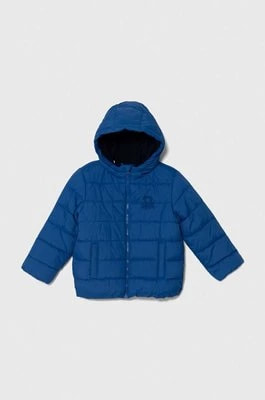 Zdjęcie produktu United Colors of Benetton kurtka dziecięca kolor niebieski