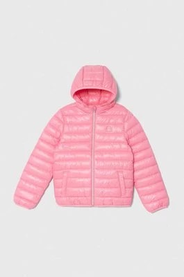 Zdjęcie produktu United Colors of Benetton kurtka dziecięca kolor różowy
