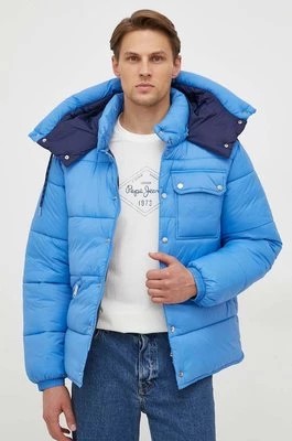 Zdjęcie produktu United Colors of Benetton kurtka męska kolor niebieski zimowa