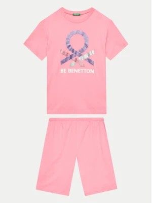 Zdjęcie produktu United Colors Of Benetton Piżama 30960P06S Różowy Regular Fit