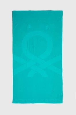 Zdjęcie produktu United Colors of Benetton ręcznik bawełniany kolor turkusowy